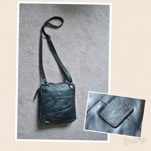 Fossil leather cross body bag - Picture 1 of 4